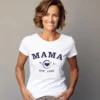 Koszulka dla Mamy z Inicjałami Dzieci - Serce - Prezent na Dzień Matki Urodziny