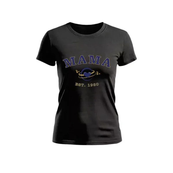 Koszulka dla Mamy z Inicjałami Dzieci - Serce - Prezent na Dzień Matki Urodziny