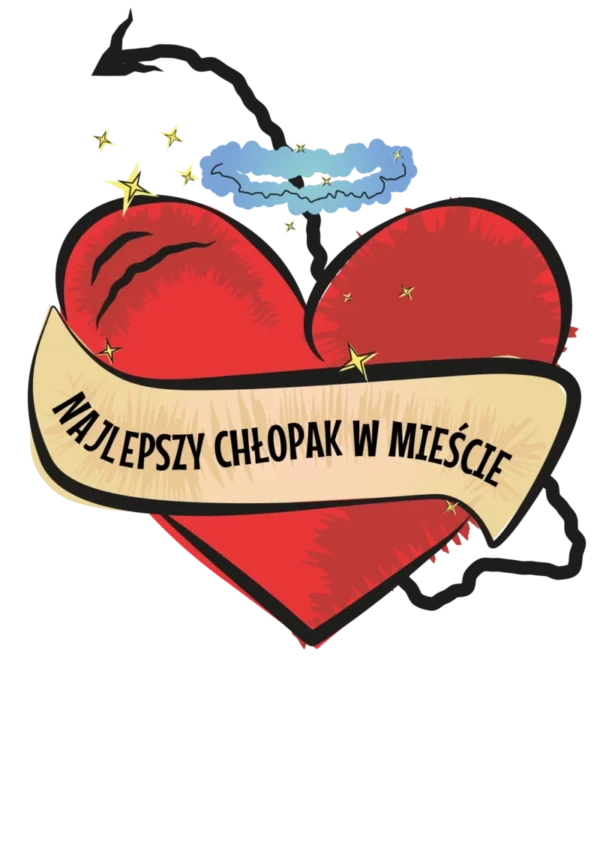 Koszulka Najlepszy Chłopak w Mieście - Prezent na Dzień Chłopaka Walentynki