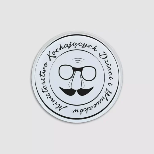 Szklana Podstawka pod Kubek Dla Dziadka - Grafika Dziadka