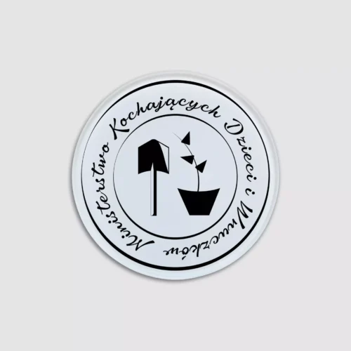 Szklana Podstawka pod Kubek Dla Dziadka Lub Babci –  z Grafiką Łopatki i Doniczki