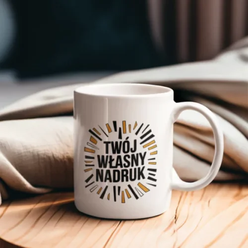 Kubek z Własnym Nadrukiem Zdjęciem - Fotokubek - Logo Napis - Prezent