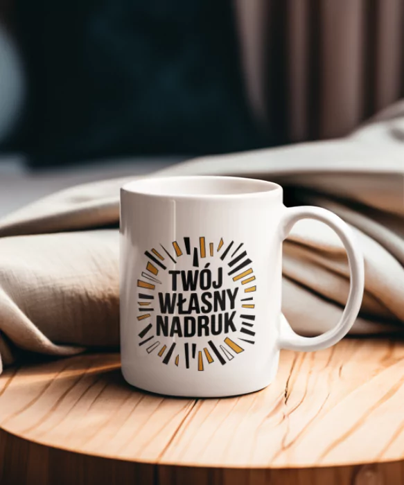 Kubek z Własnym Nadrukiem Zdjęciem - Fotokubek - Logo Napis - Prezent