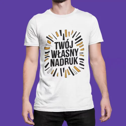 Zaprojektuj własną koszulkę – Męska biała