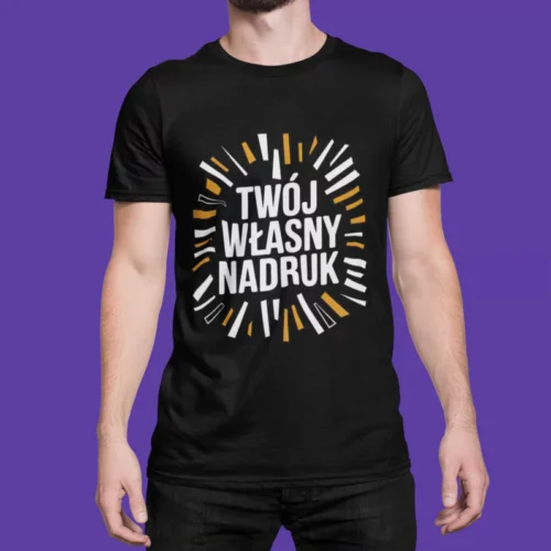 Zaprojektuj własną koszulkę – Męska Czarna