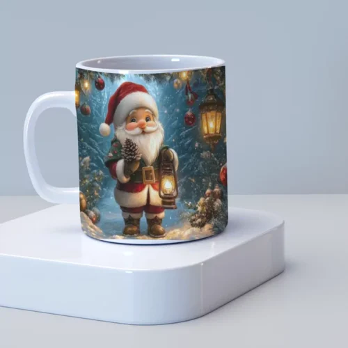 Święty Mikołaj - Świąteczny Kubek ceramiczny