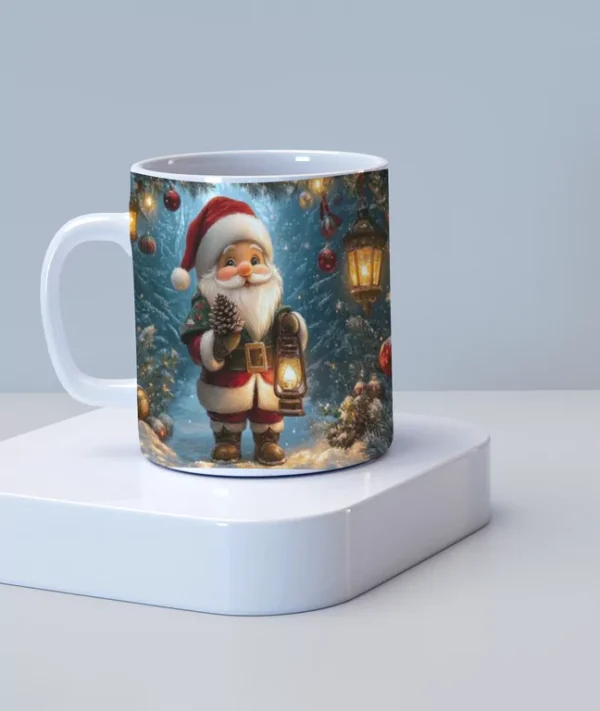 Święty Mikołaj - Świąteczny Kubek ceramiczny