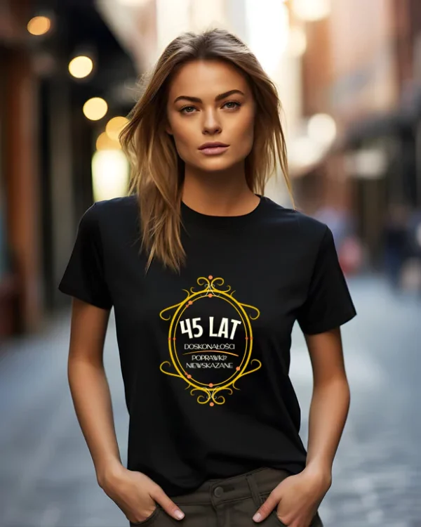 Koszulka Damska na Urodziny - Poprawki Niewskazane - Śmieszny Prezent na 30 40 50 Lat