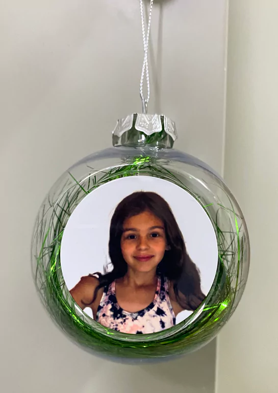 Świąteczna Bombka z własnym nadrukiem