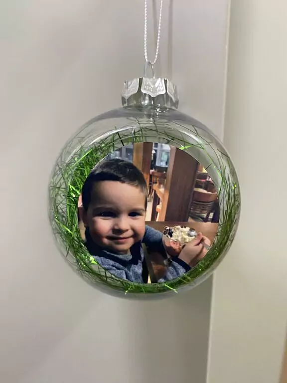 Świąteczna Bombka z własnym nadrukiem