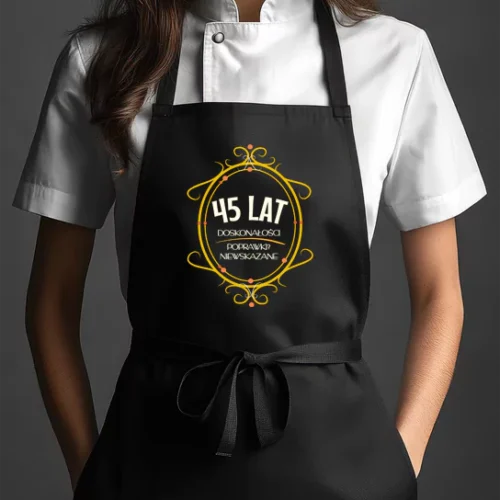 45 Lat Doskonałości – Personalizowany Fartuch Kuchenny