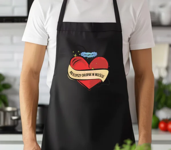 Najlepszy Chłopak W Mieście – Fartuch Kuchenny Na Walentynki
