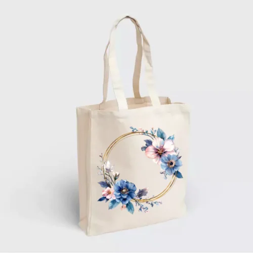 Kwiatowy Wianek - torba materiałowa