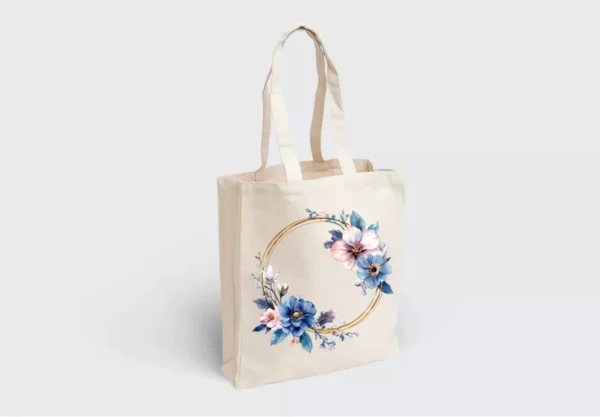 Kwiatowy Wianek - torba materiałowa