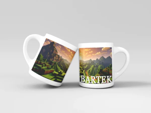 Personalizowany Imieniem Kubek 330ml Dla Dziecka - Minecraft