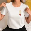 Królowa jest tylko jedna | Damska koszulka urodzinowa personalizowana Koszulka z Inicjałem Królowa Jest Tylko Jedna - Prezent dla Żony Mamy lub Przyjaciółki