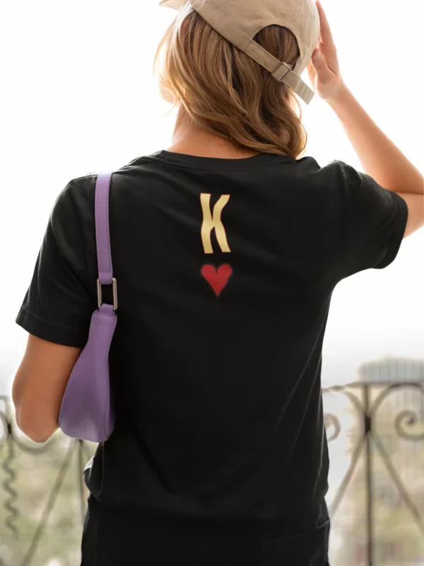 Królowa jest tylko jedna | Damska koszulka urodzinowa personalizowana Koszulka z Inicjałem Królowa Jest Tylko Jedna - Prezent dla Żony Mamy lub Przyjaciółki