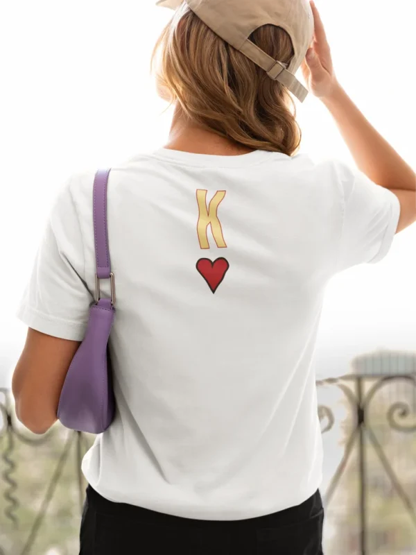 Królowa jest tylko jedna | Damska koszulka urodzinowa personalizowana Koszulka z Inicjałem Królowa Jest Tylko Jedna - Prezent dla Żony Mamy lub Przyjaciółki