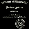 dyp1 Personalizowana koszulka dla babci na urodziny, dzień babci, prezent - Dyplom mistrzowski różne warianty