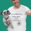transparent-t-shirt-mockup-of-a-woman-taking-a-selfie-with-her-dog-32216 Personalizowana koszulka dla babci na urodziny, dzień babci, prezent - Dyplom mistrzowski różne warianty