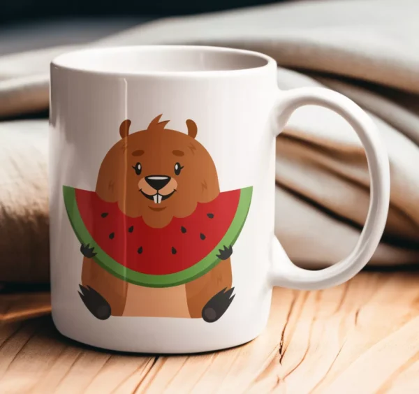 Personalizowany Kubek z Kapibarą dla Dziecka z Imieniem