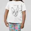 Personalizowana koszulka z psem Personalizowana koszulka dla dzieci z Buldogiem francuskim