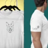 Personalizowana koszulka z psem Koszulka męska z psem Owczarkiem Niemieckim | Personalizowana z własnym imieniem