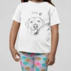 Personalizowana koszulka z psem Personalizowana koszulka dla dzieci z Labradorem