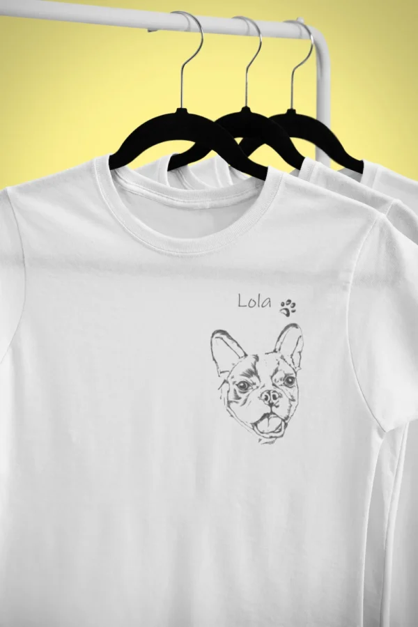 damska-koszulka-buldog-francuski-lola (3) Personalizowana koszulka dla dzieci z Buldogiem francuskim