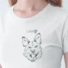 Personalizowana koszulka z psem Koszulka damska z psem Owczarkiem Niemieckim | Personalizowana z własnym imieniem