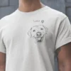 Personalizowana koszulka z psem Męska personalizowana koszulka z Labradorem | Koszulka z psem