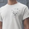 Personalizowana koszulka z psem Męska personalizowana koszulka z Chihuahua | Koszulka z psem