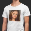 Męska Śmieszna Koszulka Mem Disgusted Doll Face | T-Shirt z Nadrukiem Zniesmaczona Lalka