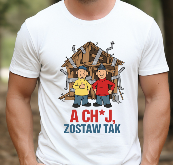 rsz_graf1 Męska Śmieszna Koszulka Sąsiedzi A Ch#j Zostaw Tak | Fuszerka Budowlana